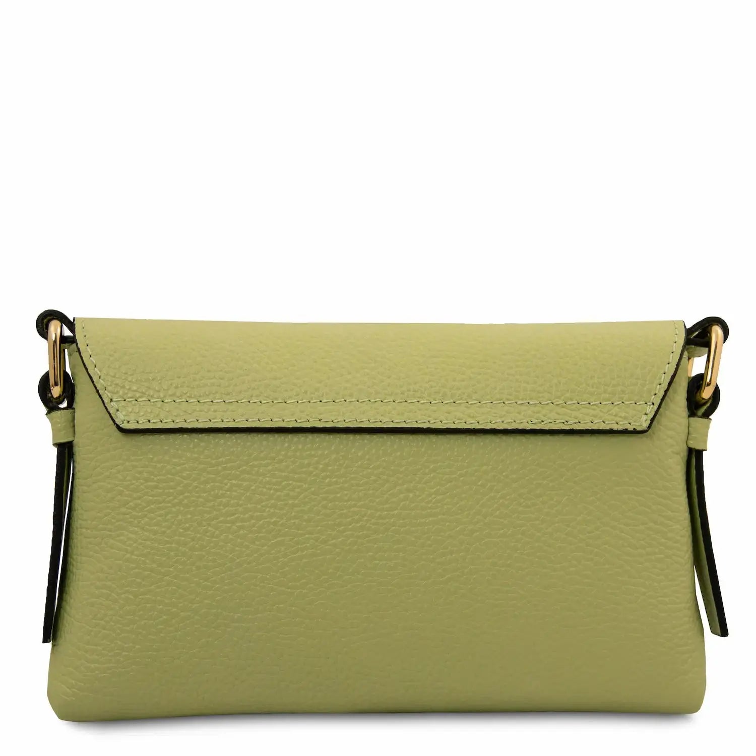 Sac Bandoulière en Cuir Souple - Lime vert - Biscuit TL142582 Tuscany Leather