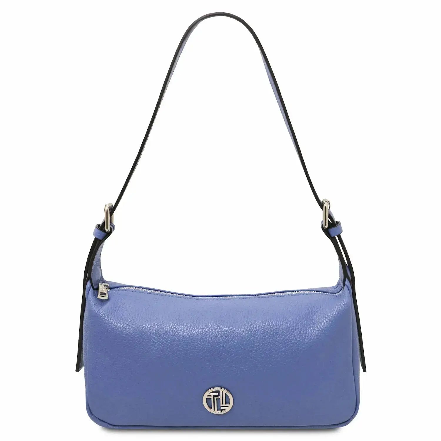 Sac Bandoulière en Cuir Souple - Miranda TL142467 - bleu - Tuscany Leather