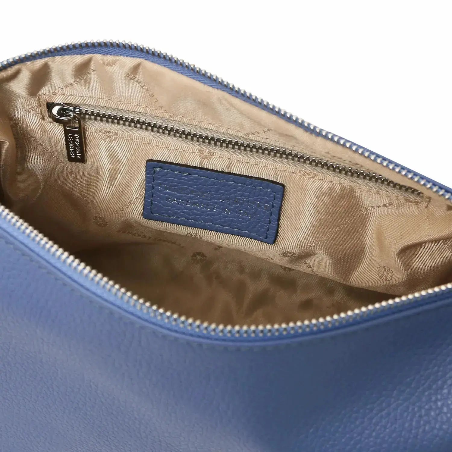 Sac Bandoulière en Cuir Souple - Miranda TL142467 - bleu - Tuscany Leather