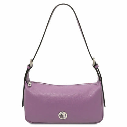 Sac Bandoulière en Cuir Souple - Miranda TL142467 - lilas - Tuscany Leather