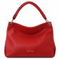 Sac Bandoulière en Cuir Souple - TL Bag TL142087 - rouge lipstick - Tuscany Leather