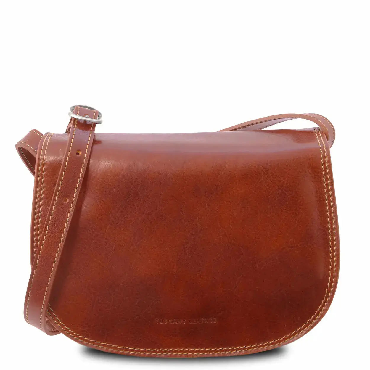 Sac bandouliere en cuir Isabella TL9031, miel - Tuscany Leather