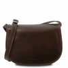 Sac Bandoulière en Cuir – ISABELLA TL9031 - Marron foncé