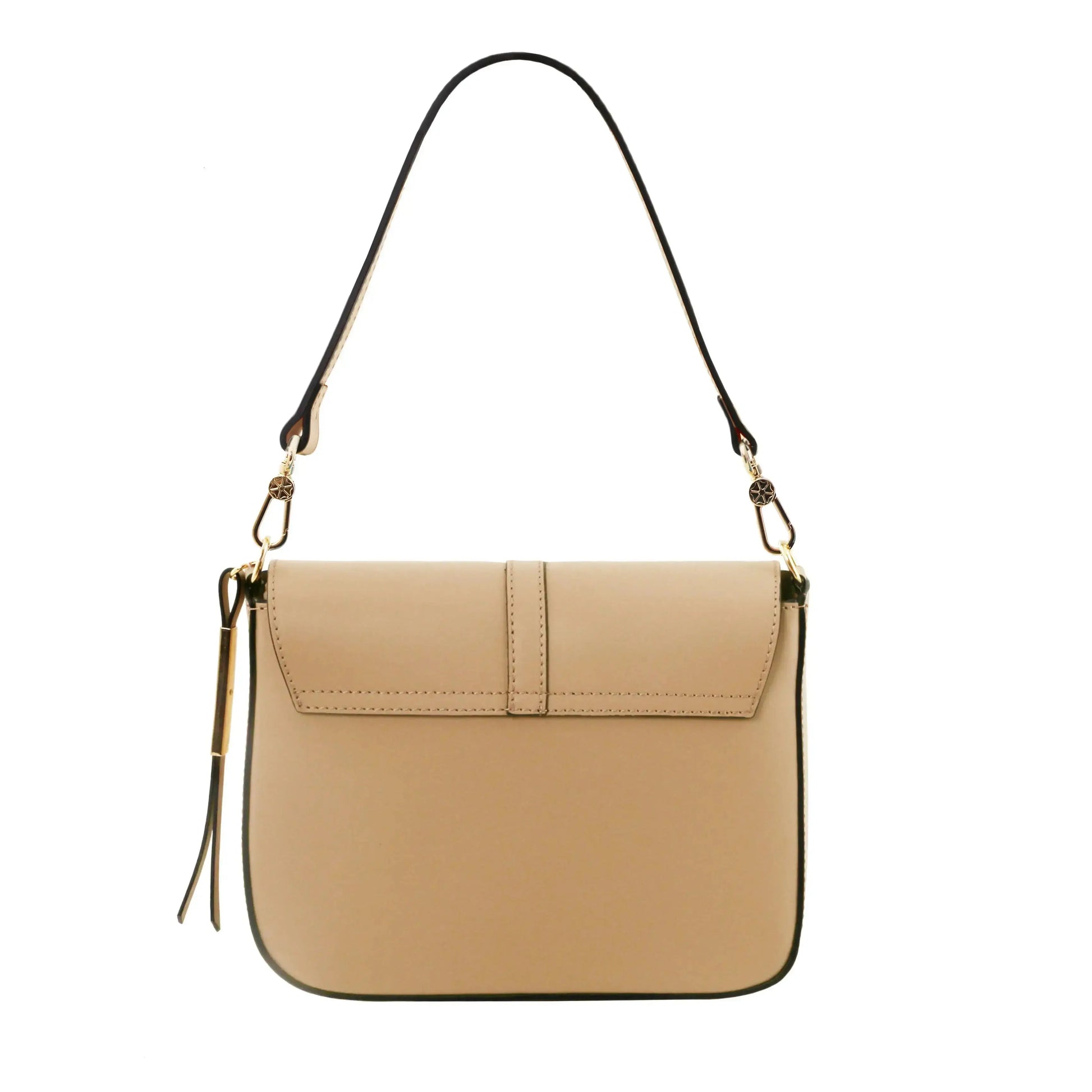 Sac bandoulière en cuir Nausica TL141598 - Champagne Tuscany Leather