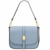 Sac Bandoulière en Cuir – NAUSICA TL141598 - Bleu céleste