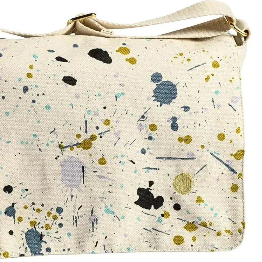 Sac Besace Multicolore en coton bio - Iona Brigitte La Cerise sur le Gâteau