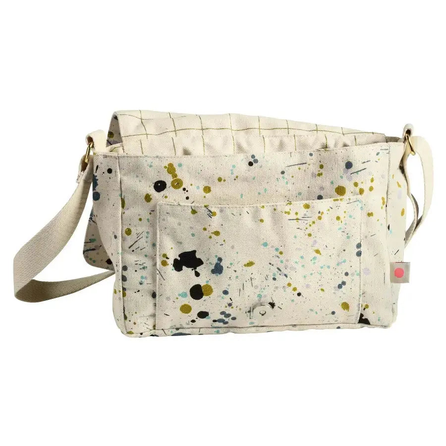 Sac Besace Multicolore en coton bio - Iona Brigitte La Cerise sur le Gâteau
