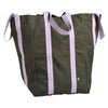 Sac Cabas Coton Bio Kaki - Maxi Poppins Iona Kale - Vert