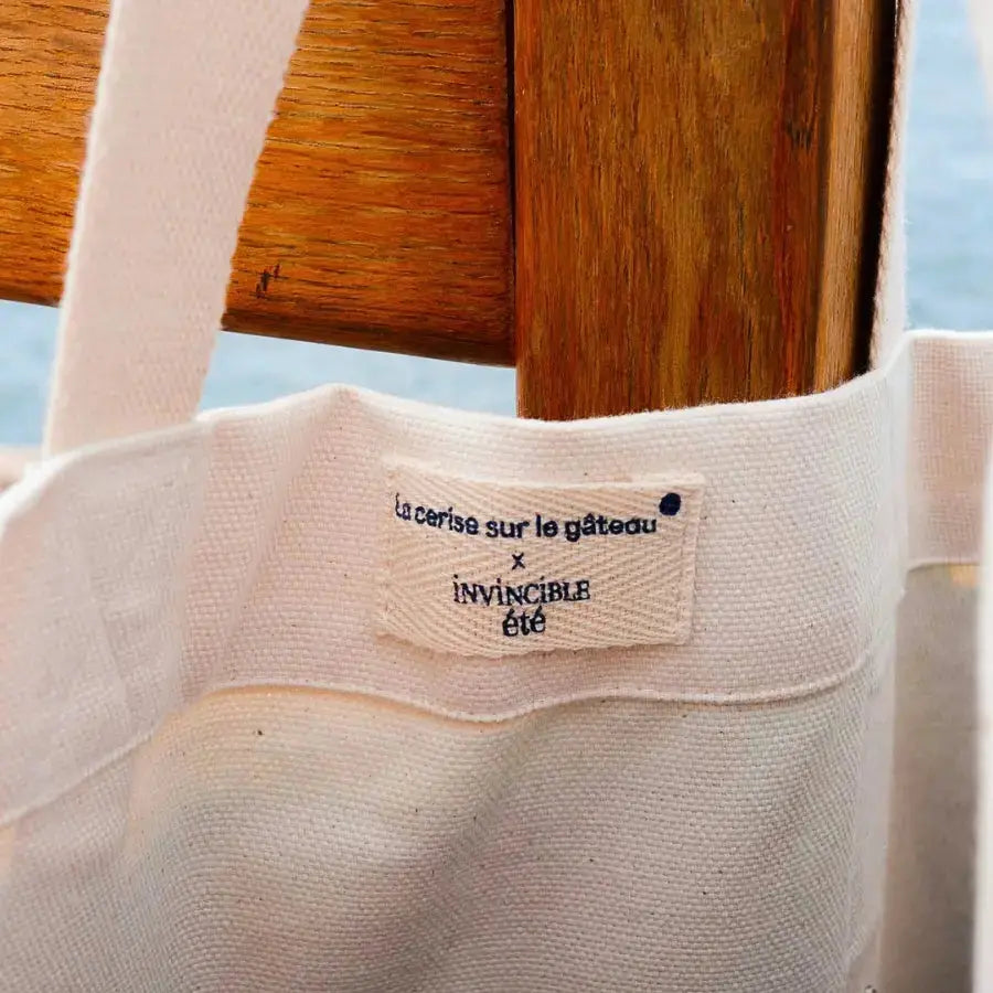 Sac Cabas Gypso Bleu - Coton Bio La Cerise sur le Gâteau