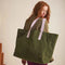 Sac Cabas Iona Kale - Coton bio déperlant
