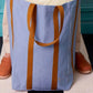 Sac Cabas Maxi coton bio - Poppins Iona Bluetiful 48x33x33 La Cerise sur le Gâteau