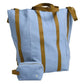Sac Cabas Maxi coton bio - Poppins Iona Bluetiful 48x33x33 La Cerise sur le Gâteau