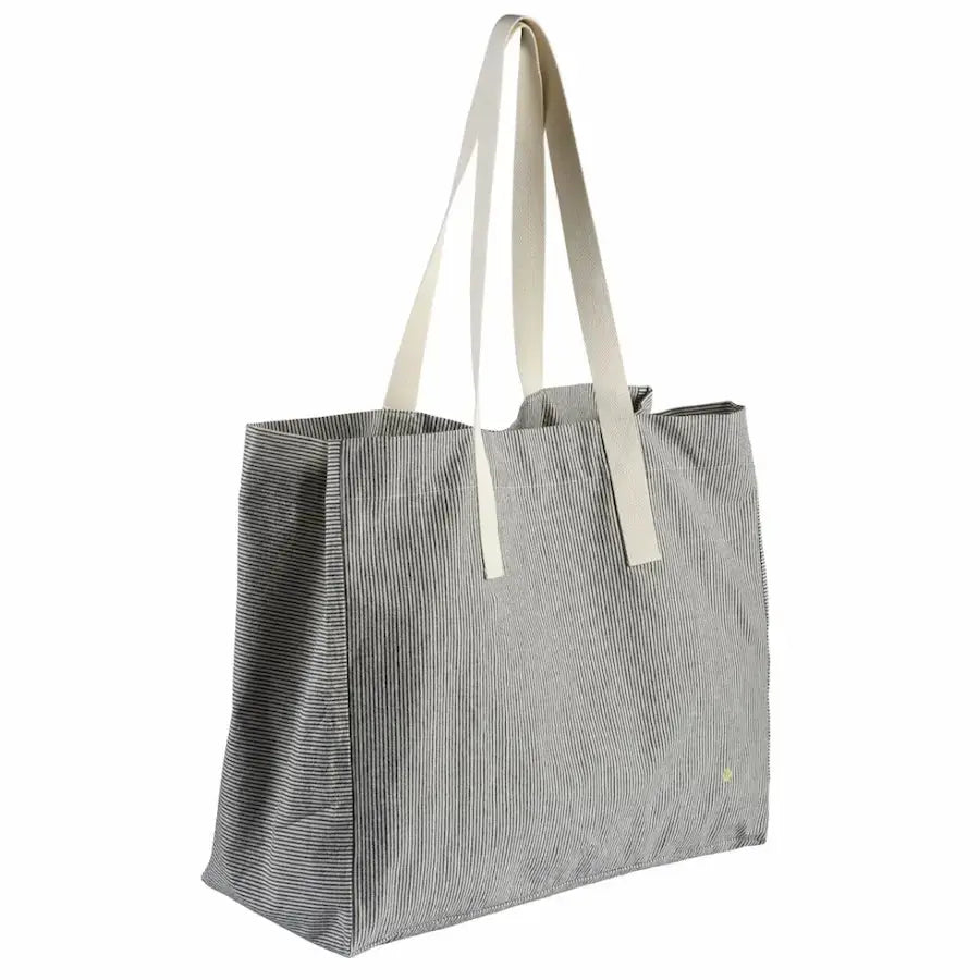 Sac Cabas en Coton Bio - Finette Caviar La Cerise sur le Gâteau