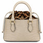 dos sac cabas en cuir effet croco beige croque tl142510 Tuscany Leather