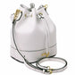 Sac Seau Pour Femme en Cuir - TL Bag TL142146 - blanc - Tuscany Leather