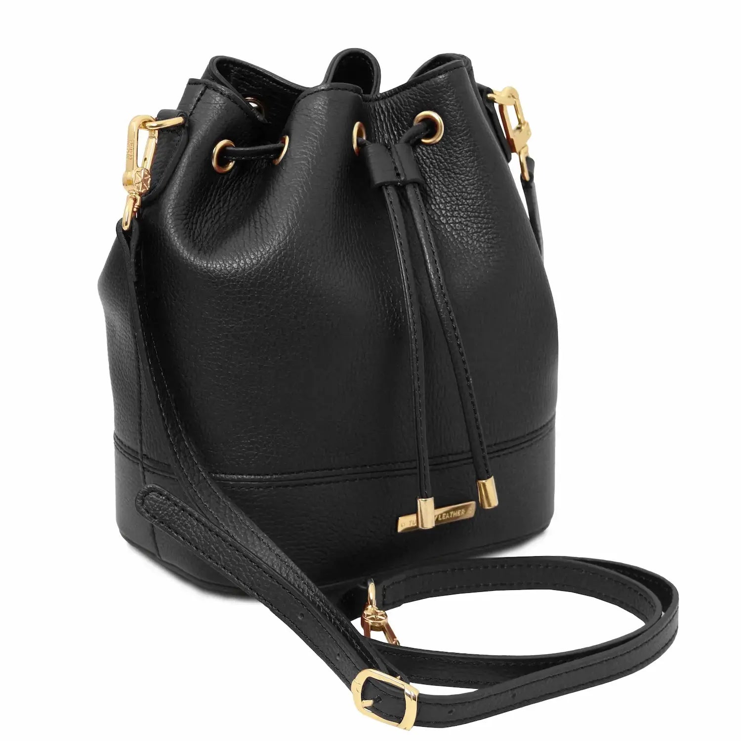 Sac Seau Pour Femme en Cuir - TL Bag TL142146 - noir - Tuscany Leather