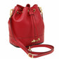 Sac Seau Pour Femme en Cuir - TL Bag TL142146 - rouge lipstick - Tuscany Leather