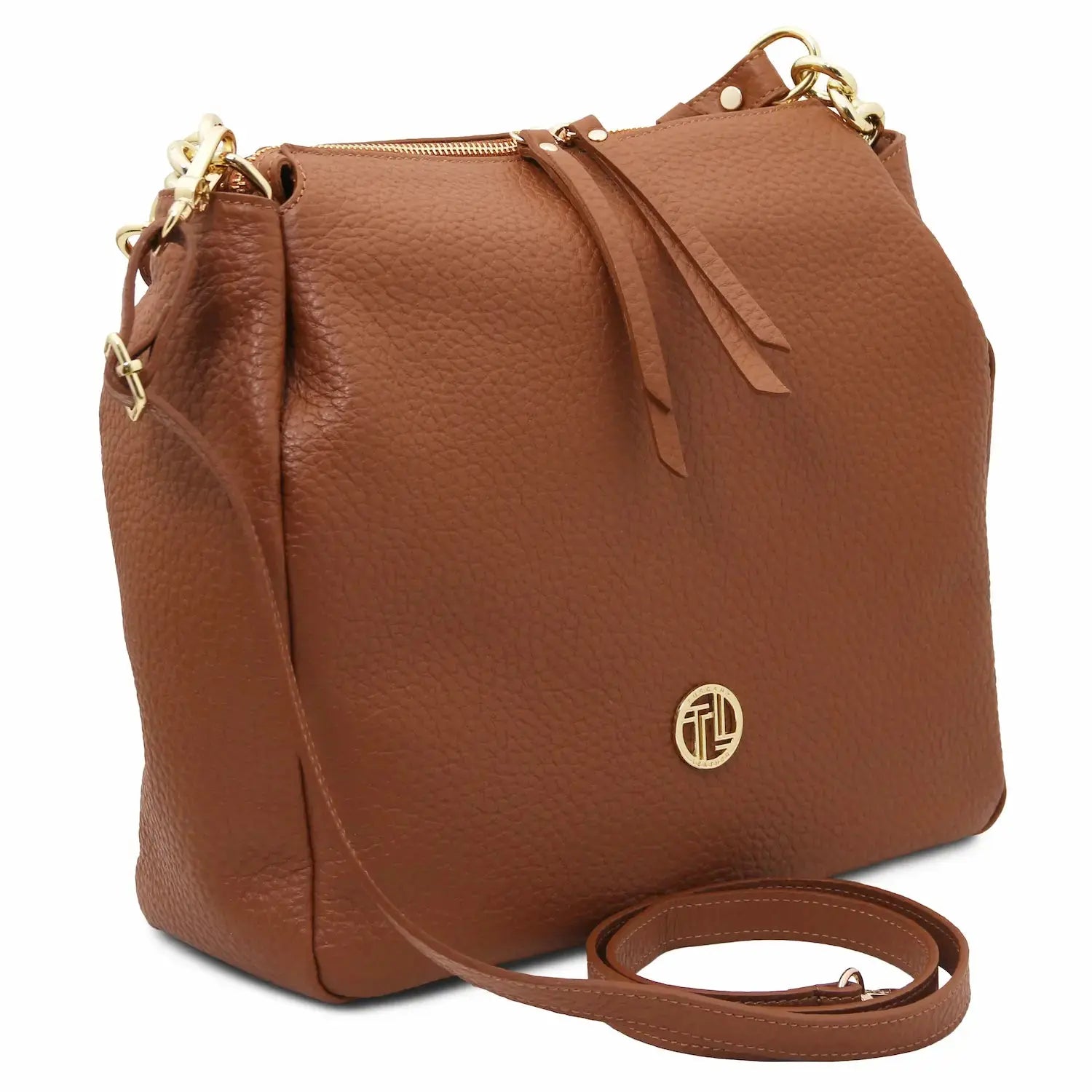 Sac Shopping en Cuir Souple - Amy TL142385 - cognac - Tuscany Leather