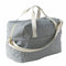 Sac Voyage en Coton Bio - Finette Caviar - Coloris Blanc