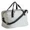 Sac Voyage en coton bio - Gustave Caviar - Coloris Blanc - noir