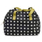 Sac Week-end Noir Pois Blancs - Mia Caviar - Coton Bio