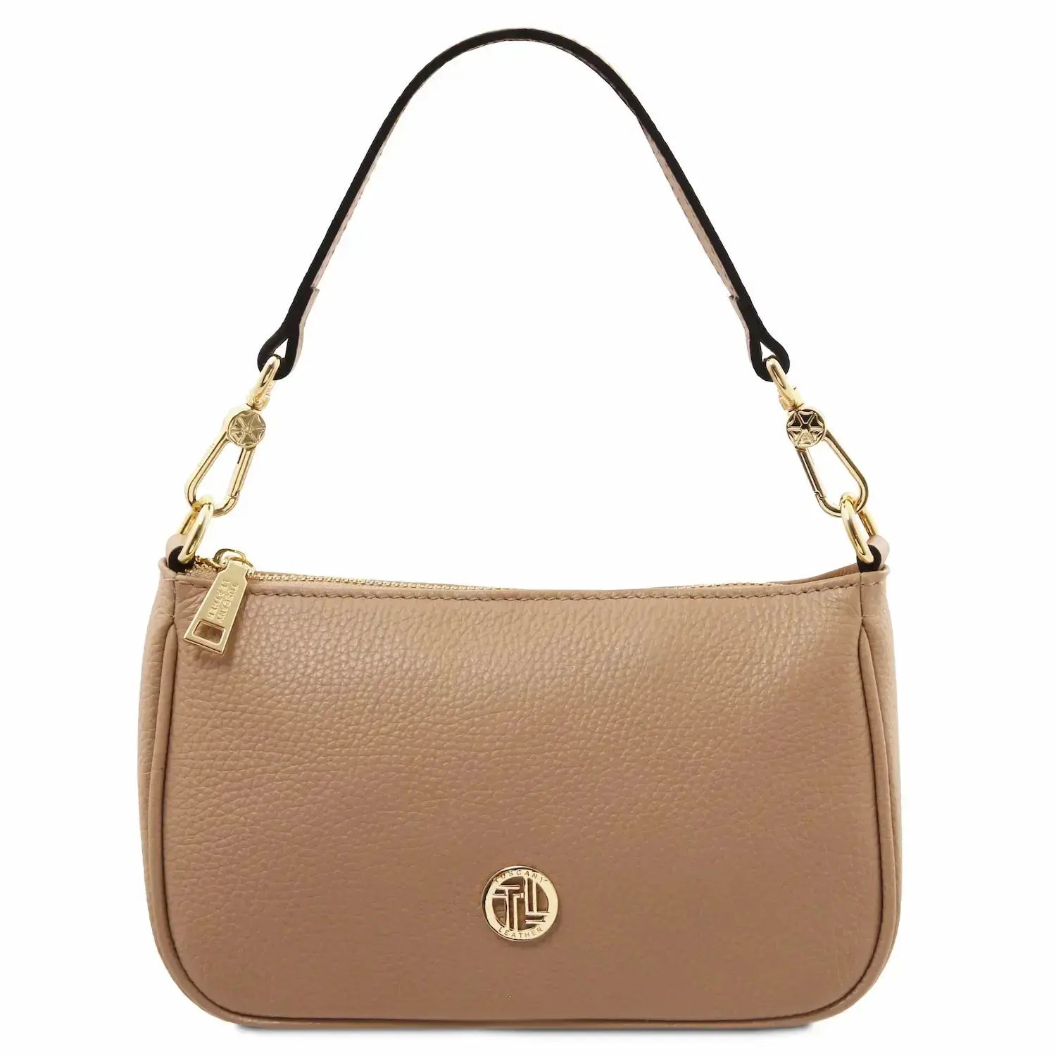 Sac à Main en Cuir Grainé Femme – Parfait Caramel TL142559 Tuscany Leather