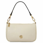 Sac à Main en Cuir Grainé Femme - Parfait TL142559 - beige - Tuscany Leather