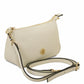 Sac à Main en Cuir Grainé Femme - Parfait TL142559 - beige - Tuscany Leather