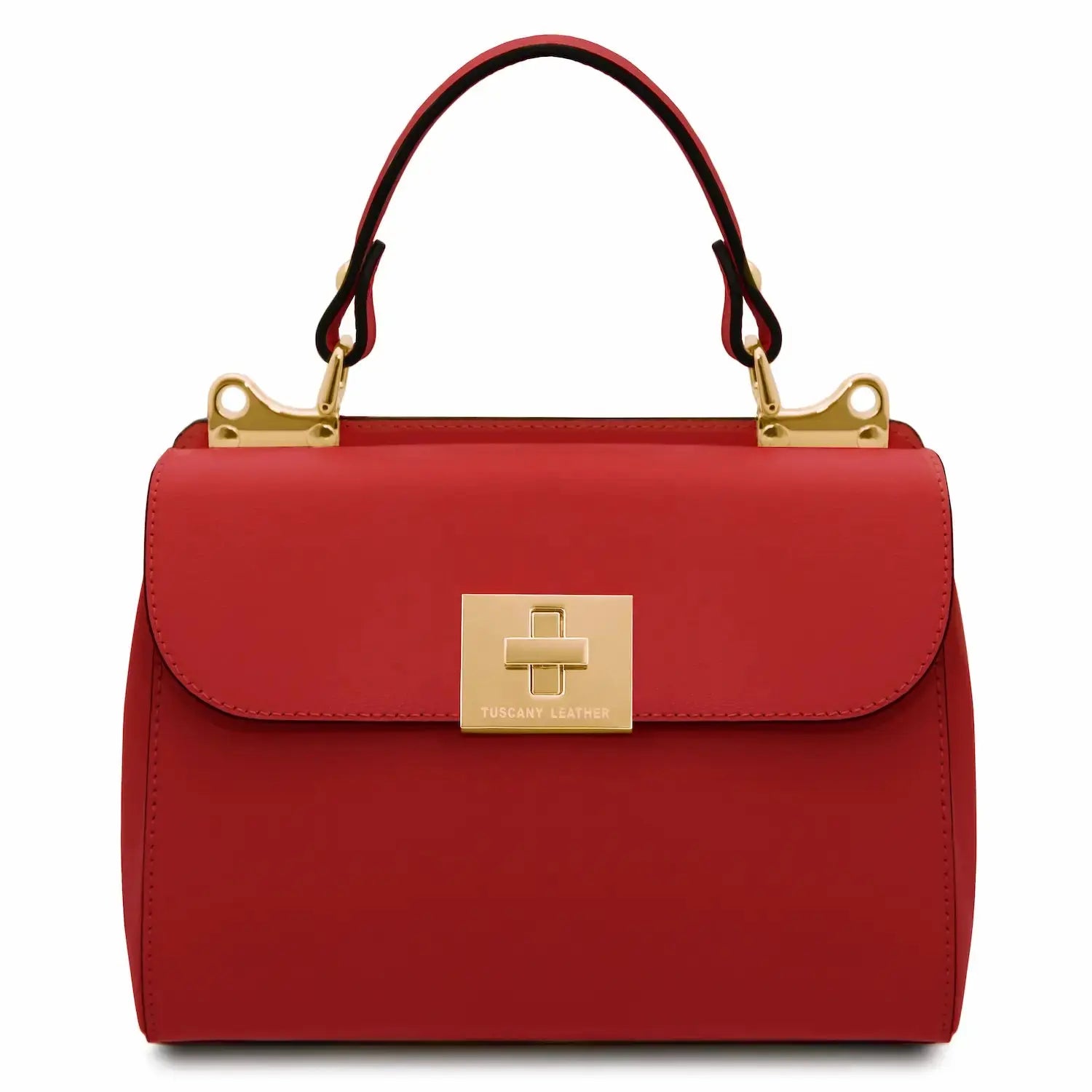 Sac à Main en Cuir – rouge lipstick -ARMONIA TL142286 - Tuscany Leather