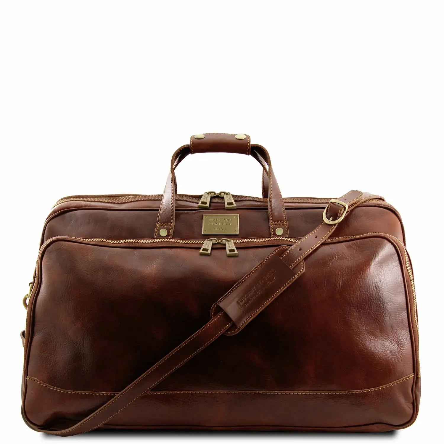 Sac à Roulettes en Cuir - Petit Modèle - Bora Bora TL3065 - marron Tuscany Leather