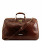 Sac à Roulettes en Cuir - Petit Modèle - Bora Bora TL3065 - marron personnalisable - Tuscany Leather
