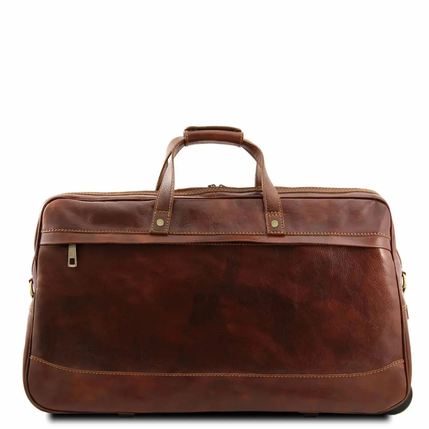 Sac à Roulettes en Cuir - Petit Modèle - Bora Bora TL3065 - marron Tuscany Leather