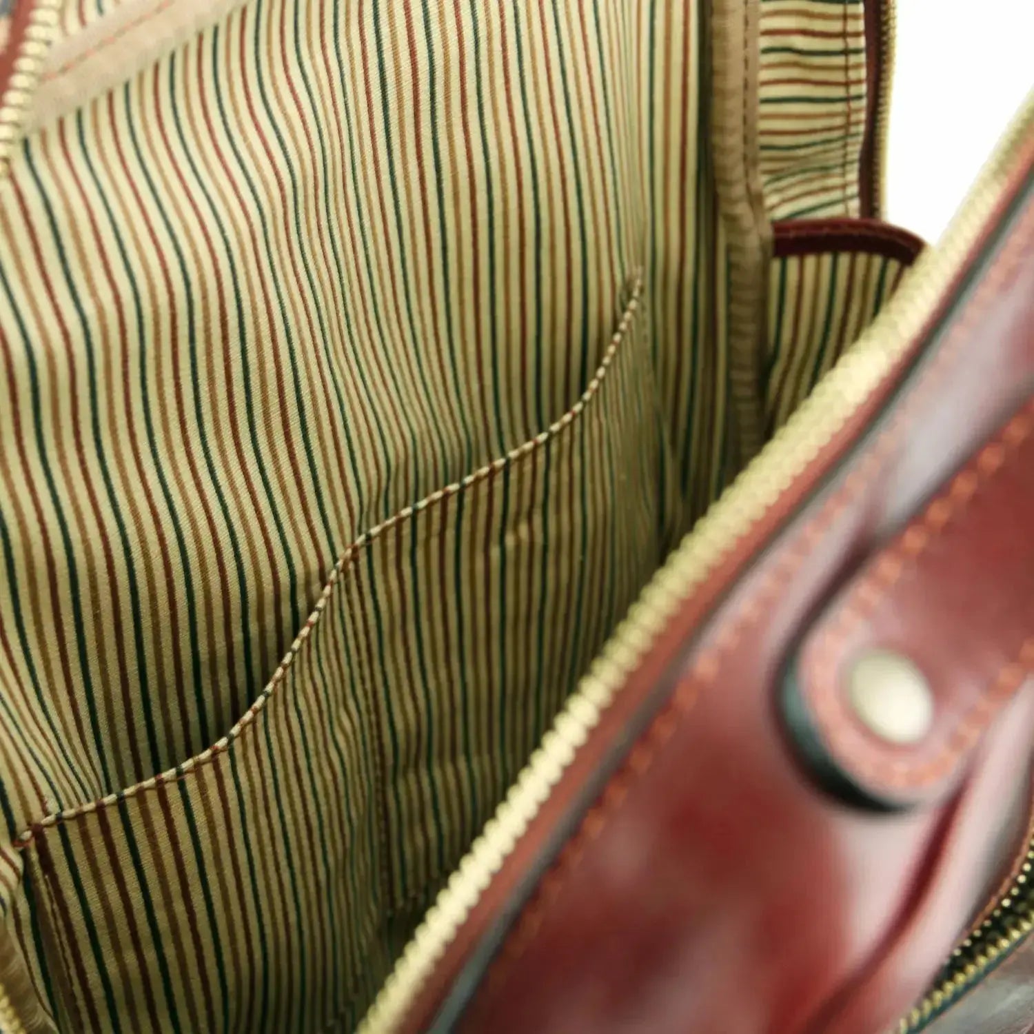 Sac à dos en Cuir Porte Ordinateur - Bangkok TL141793 - marron - Tuscany Leather
