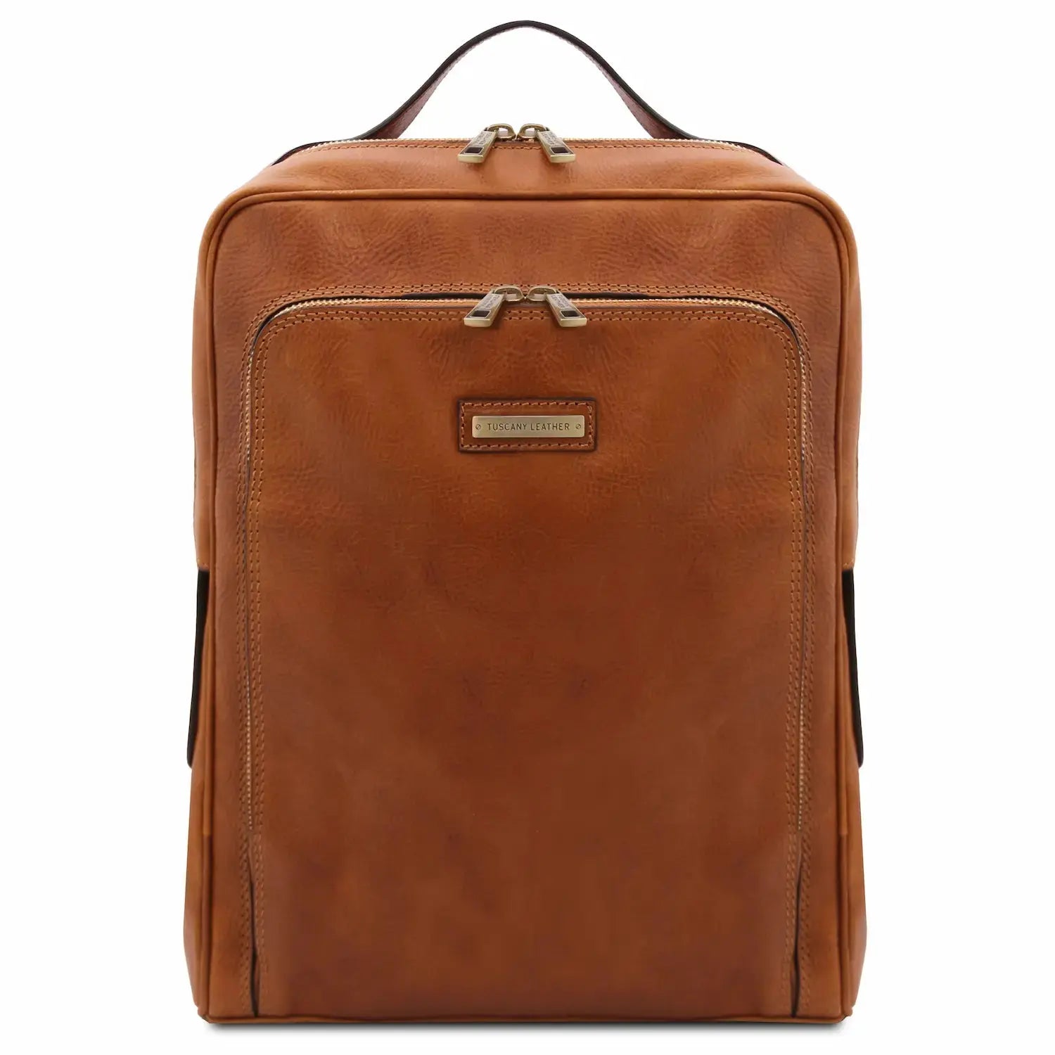 Sac à dos en Cuir Porte Ordinateur - Bangkok TL141793 - naturel - Tuscany Leather