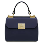 Sac à main en cuir Armonia-TL142286 -bleu  foncé - Tuscany-Leather