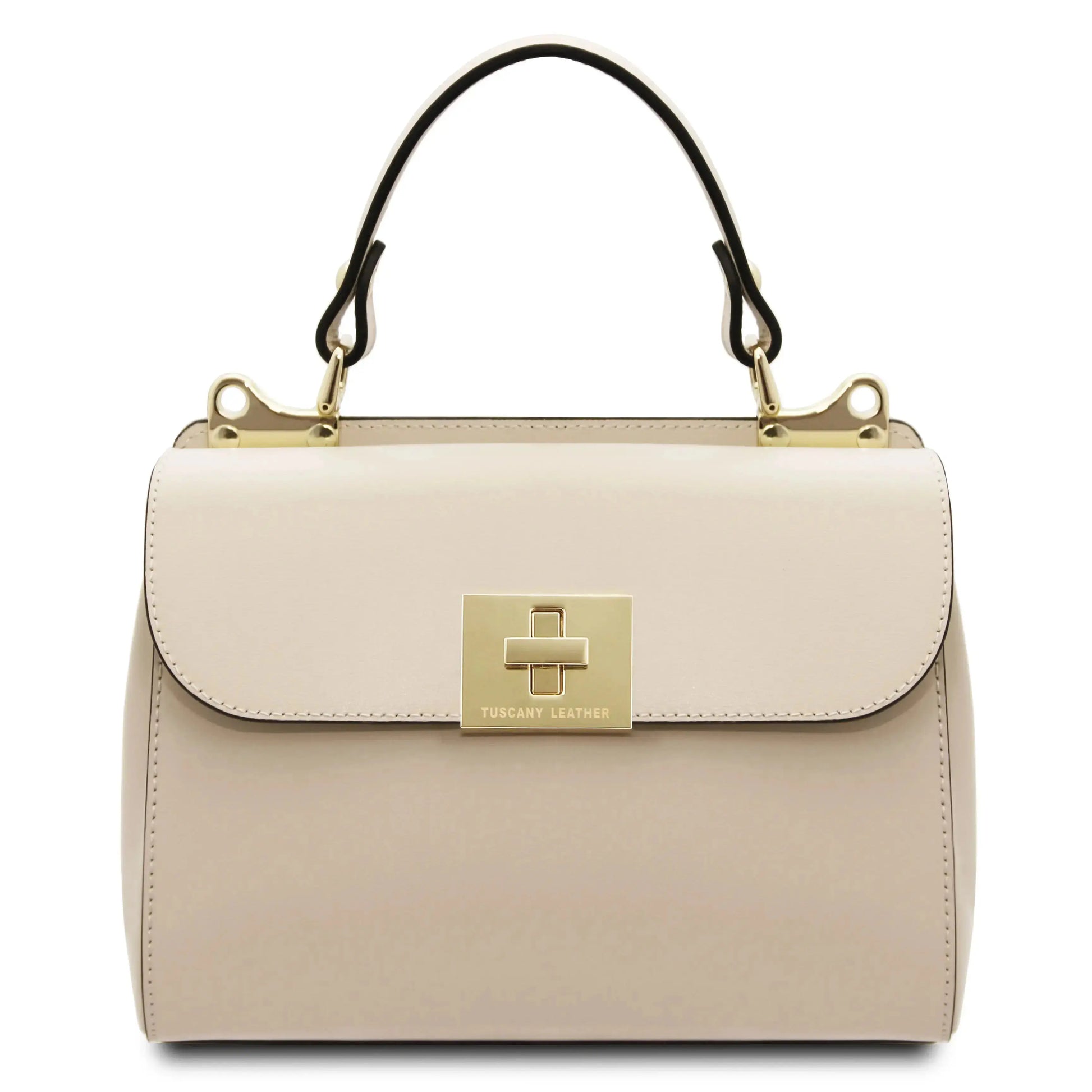 Sac à main en cuir Armonia beige - TL142286- Tuscany Leather