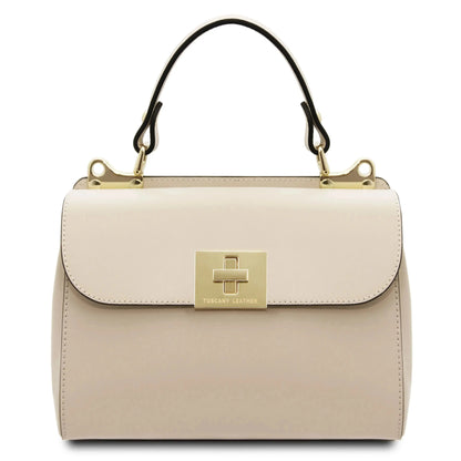 Sac à main en cuir Armonia beige - TL142286- Tuscany Leather