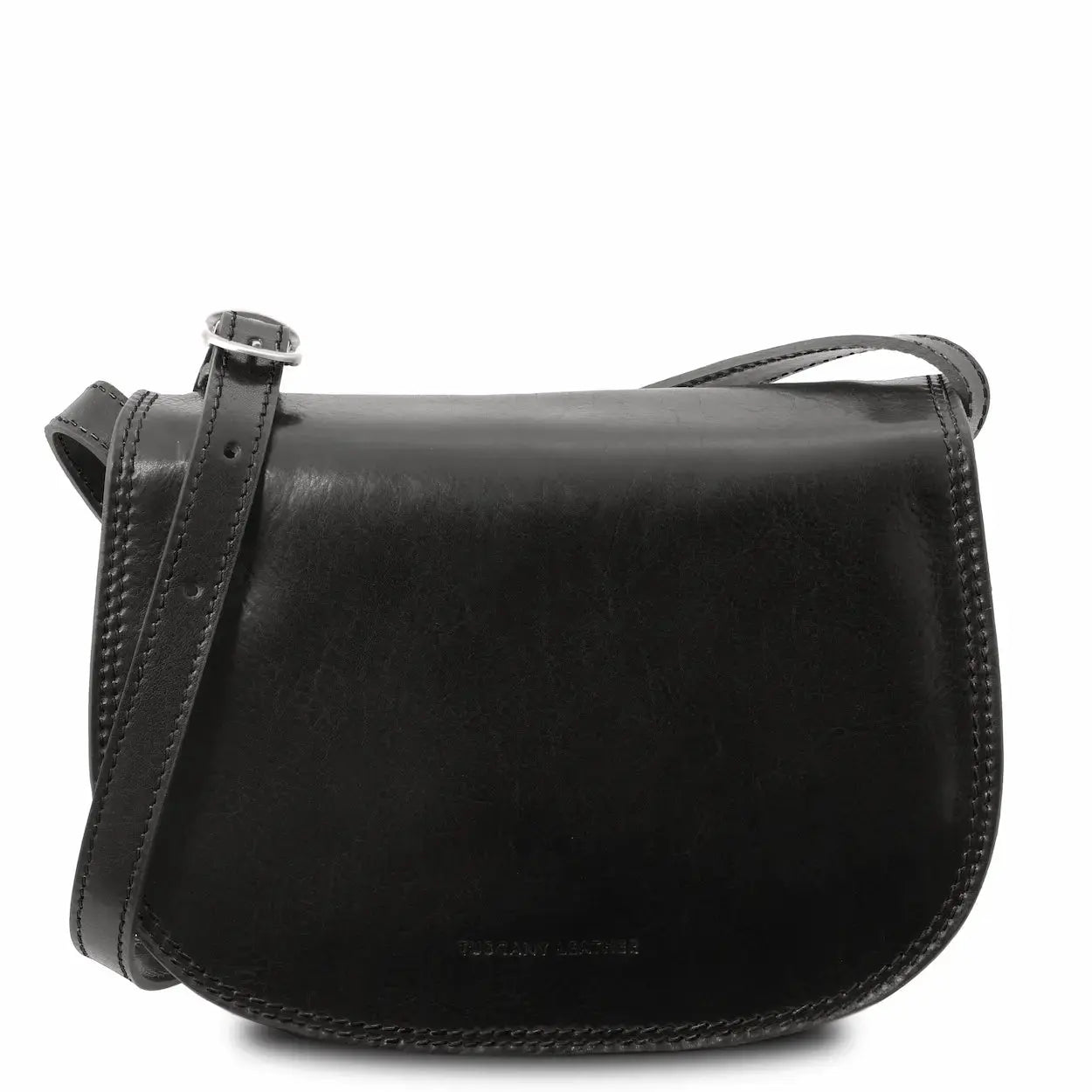 Sac bandoulière en cuir noir Isabella TL9031 Tuscany Leather