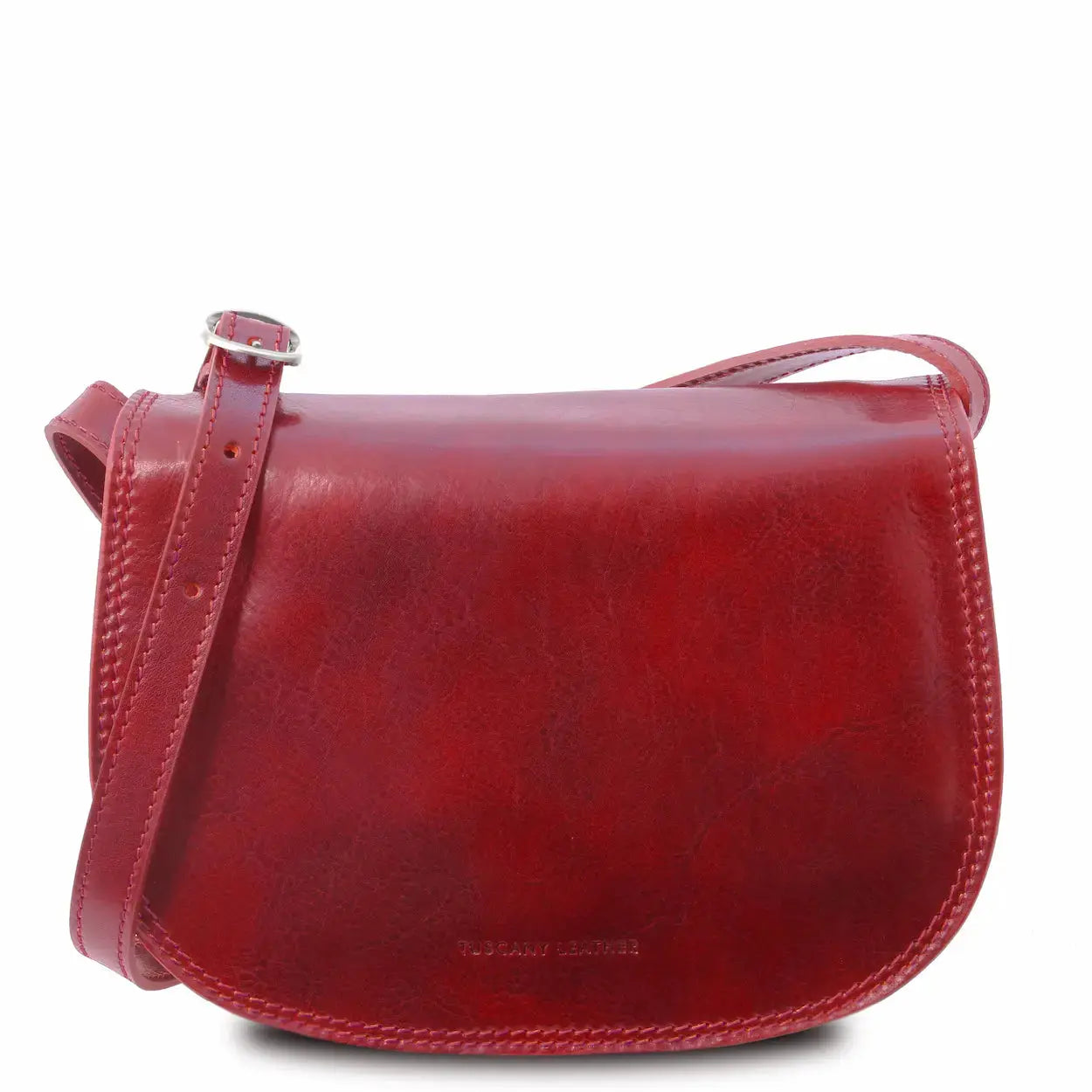 Sac bandoulière en cuir Isabella rouge TL9031 Tuscany Leather