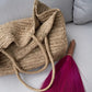 Sac cabas Raphia naturel - Shopper Ti Amo Bazar Bizar