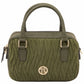 Sac cabas en cuir Chantilly TL142480 Vert forêt Tuscany Leather