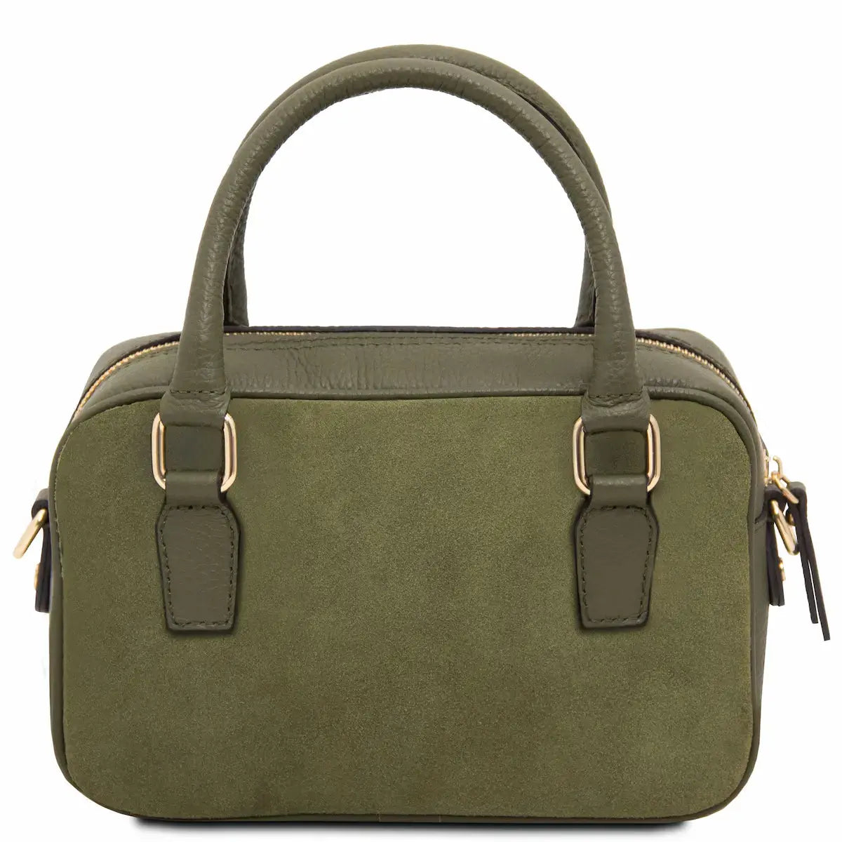 Sac cabas en cuir Chantilly TL142480 Vert forêt Tuscany Leather