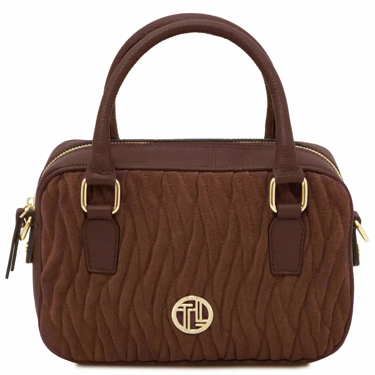 Sac cabas en cuir Chantilly TL142480 café Tuscany Leather