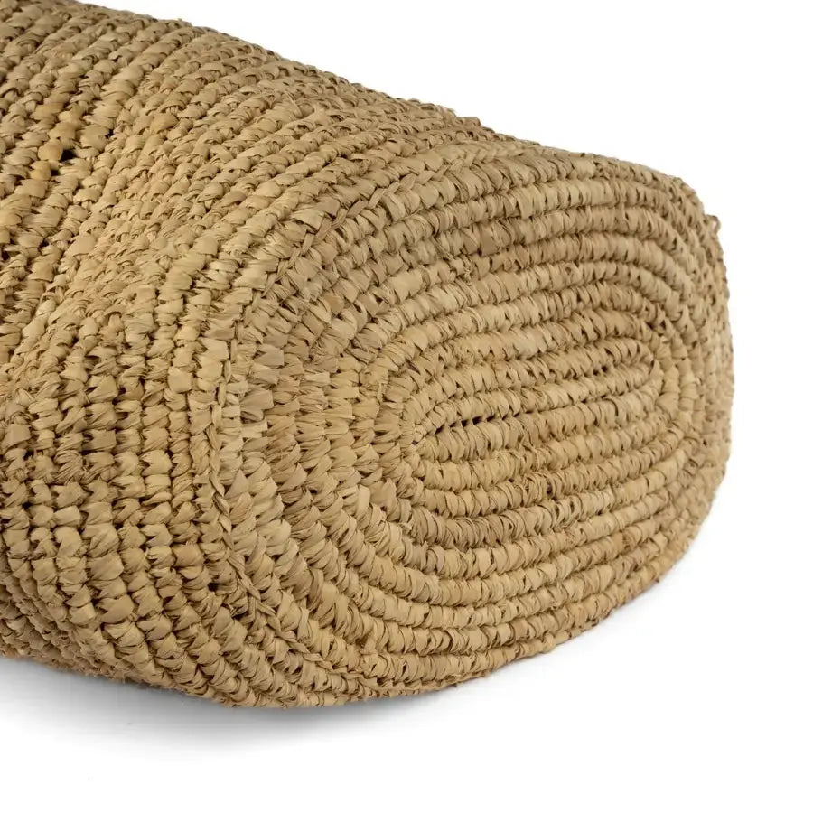 Sac cabas week-end en raphia naturel - Shopper Ti Quiero Bazar Bizar
