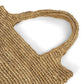 Sac cabas week-end en raphia naturel - Shopper Ti Quiero Bazar Bizar