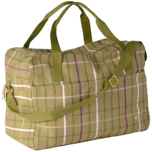 Sac de Voyage Iona - Scotty Marron- Elégance en coton bio La Cerise sur le Gâteau