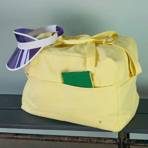 Sac de Voyage Iona - Sunshine - Coton bio déperlant La Cerise sur le Gâteau