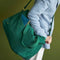Sac de Voyage Vert émeraude - Iona Nori - Coton Bio 30x42x20