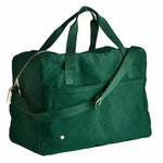 Sac de Voyage Vert émeraude - Iona Nori - Coton Bio 30x42x20 La Cerise sur le Gâteau