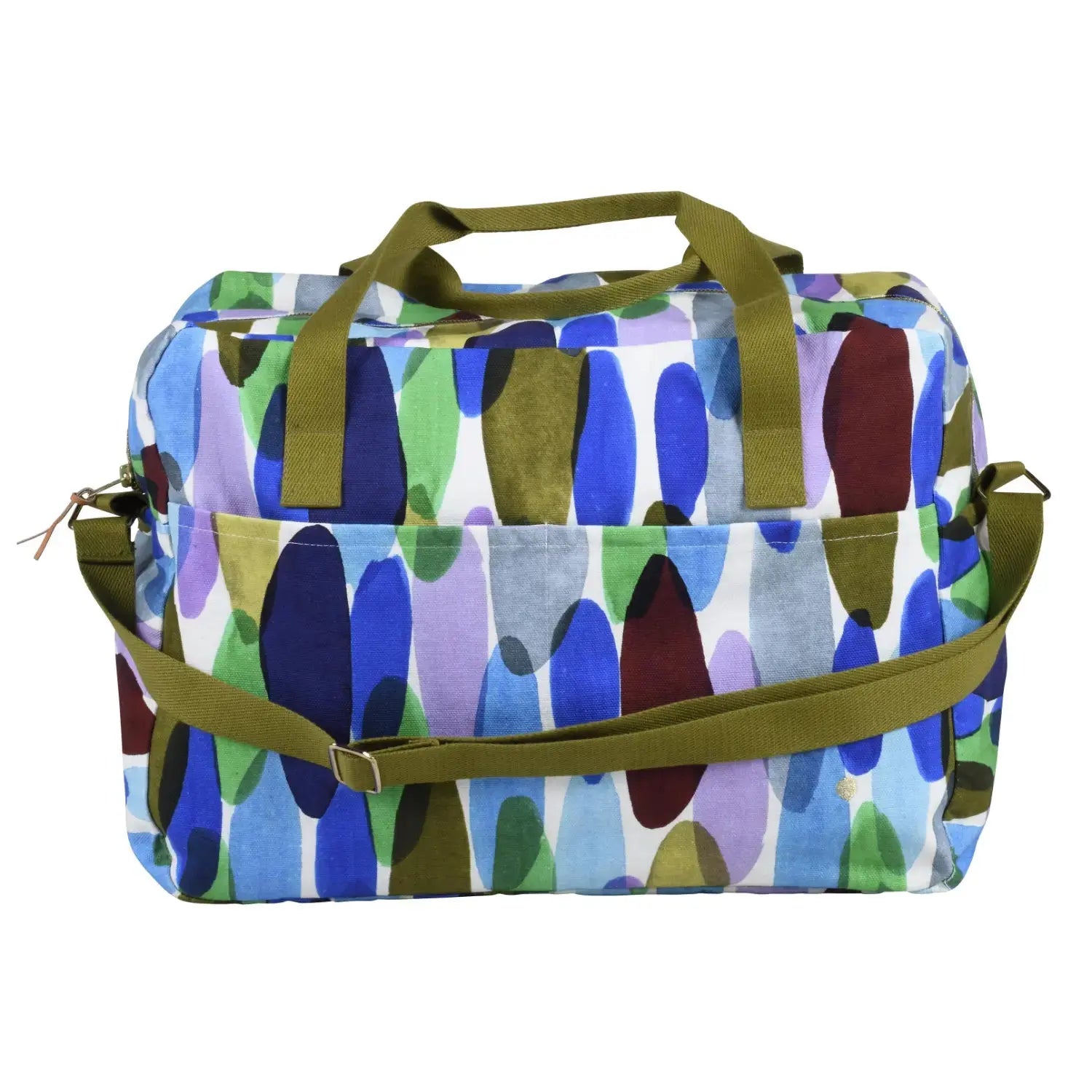Sac de Voyage en Coton Bio - Joy Multicolore La Cerise sur le Gâteau